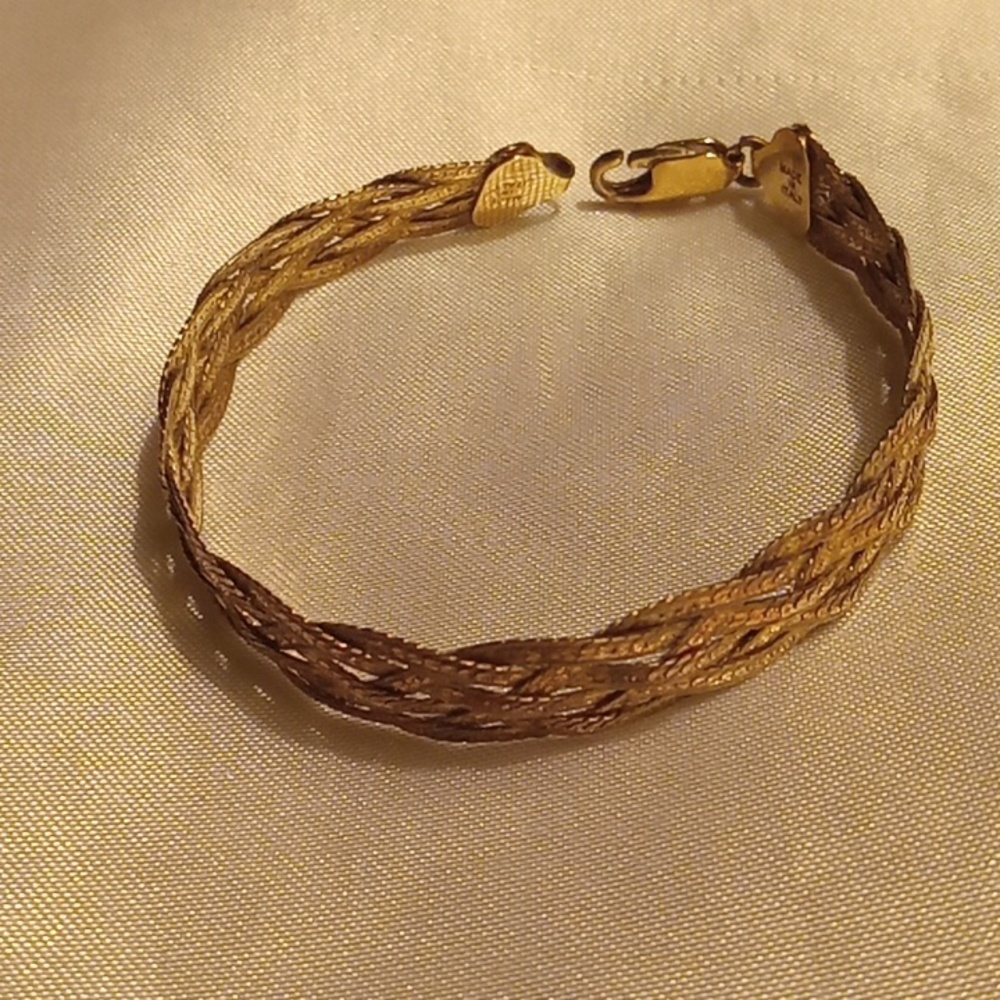 sterling silver braided bracelet